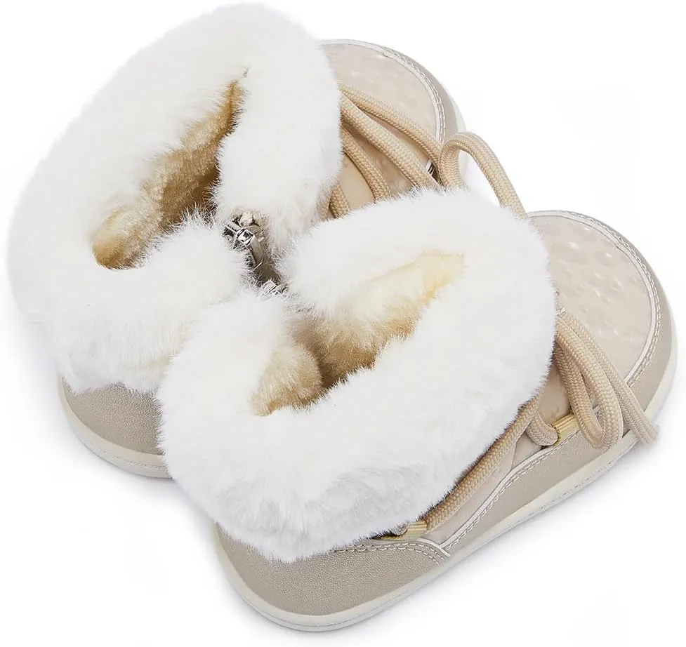 BMCiTYBM Baby Snow Boots Boys Girls Winter Warm Shoes Lightweight Outdoor Shoes for Infant Toddler 6 9 12 18 24 Months