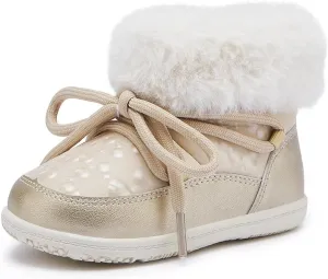BMCiTYBM Baby Snow Boots Boys Girls Winter Warm Shoes Lightweight Outdoor Shoes for Infant Toddler 6 9 12 18 24 Months