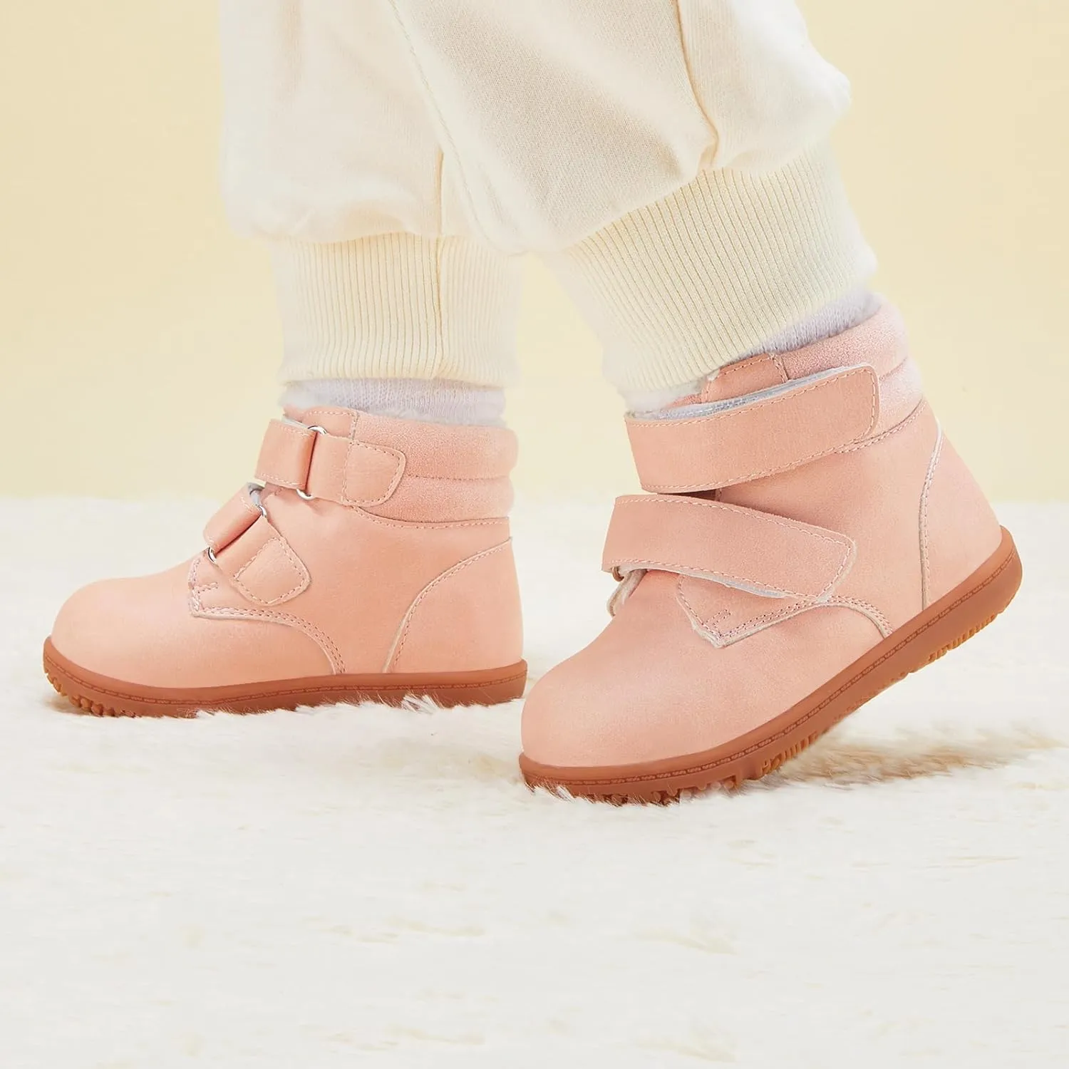 BMCiTYBM Baby Snow Boots Boys Girls Winter Warm Shoes Lightweight Outdoor Shoes for Infant Toddler 6 9 12 18 24 Months