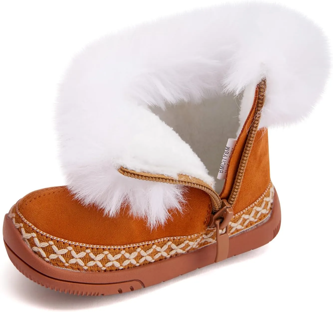 BMCiTYBM Baby Snow Boots Infant Boy Girl Winter Boots Nonslip Lightweight Outdoor Warm Shoes for Cold Weather 6 9 12 18 24 Months(Infant/Toddler)