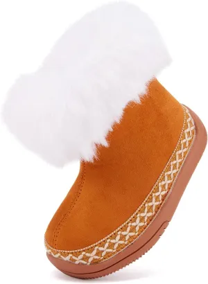 BMCiTYBM Baby Snow Boots Infant Boy Girl Winter Boots Nonslip Lightweight Outdoor Warm Shoes for Cold Weather 6 9 12 18 24 Months(Infant/Toddler)