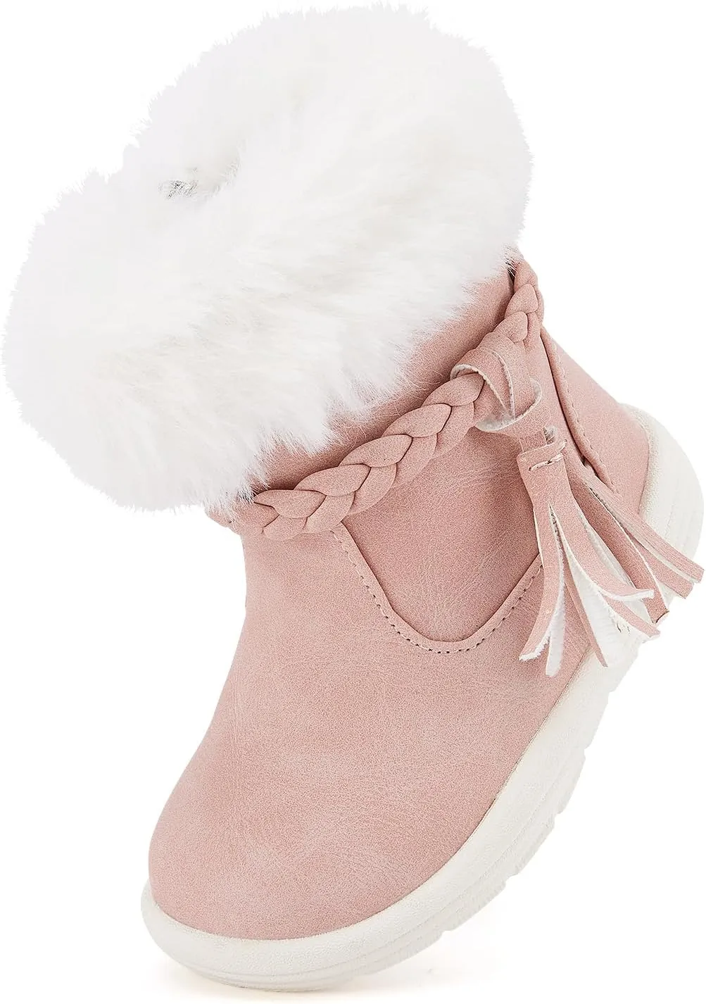 BMCiTYBM Baby Snow Boots Infant Boy Girl Winter Boots Nonslip Lightweight Outdoor Warm Shoes for Cold Weather 6 9 12 18 24 Months(Infant/Toddler)