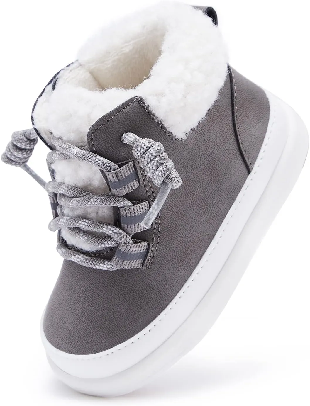 BMCiTYBM Baby Snow Boots Winter Shoes Infant Boys Girls Booties Non Slip Cold Weather 6-24 Months