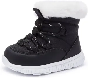 BMCiTYBM Girls Boys Snow Boots Warm Winter Fur Lined Baby Shoes (Infant/Toddler/Little Kid)