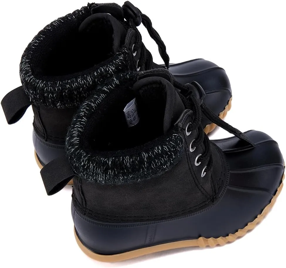 BMCiTYBM Kids Snow Boots Boys Girls Toddler Winter Waterproof Shoes Cold Weather Outdoor Lightweight (Toddler/Little Kids/Big Kids)