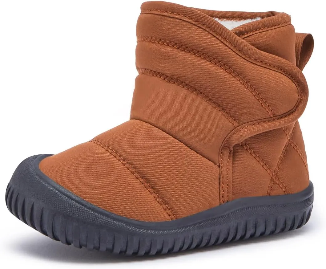 BMCiTYBM Toddler Baby Snow Boots Winter Shoes Boys Girls Cold Weather Baby Faux Fur Shoes