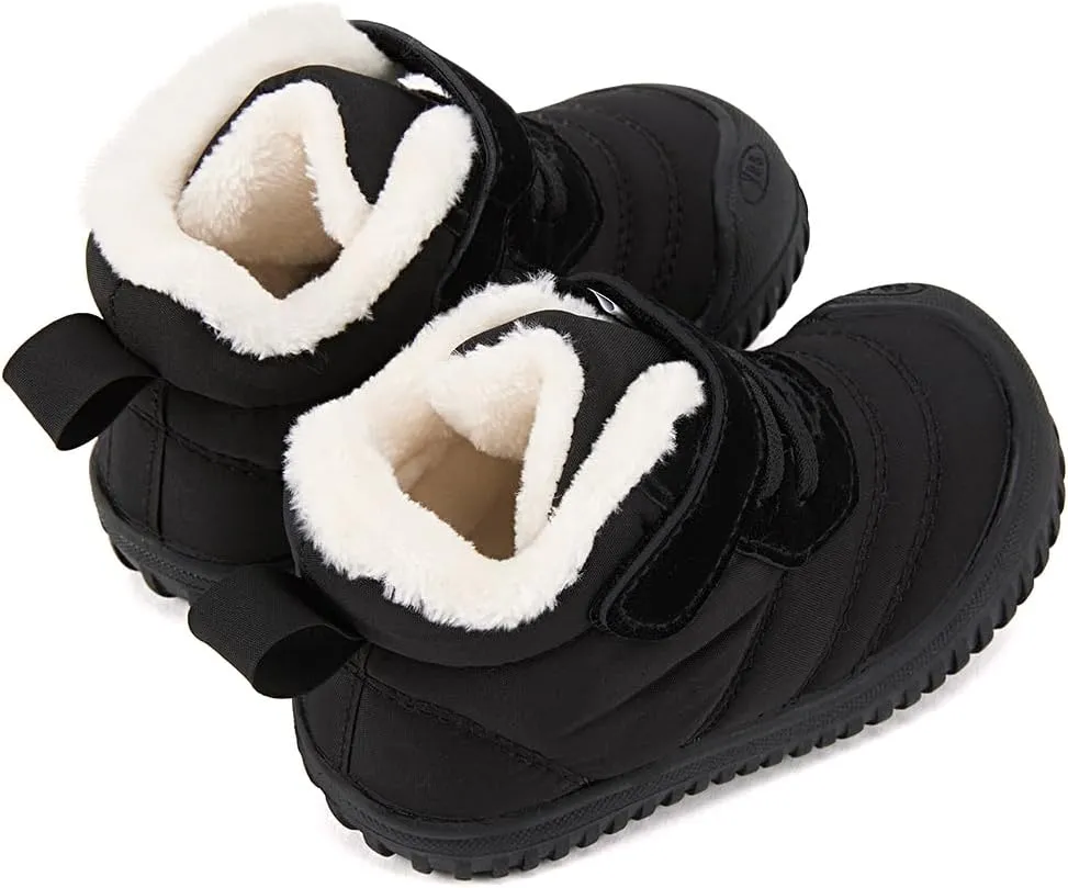 BMCiTYBM Toddler Baby Snow Boots Winter Shoes Boys Girls Cold Weather Baby Faux Fur Shoes