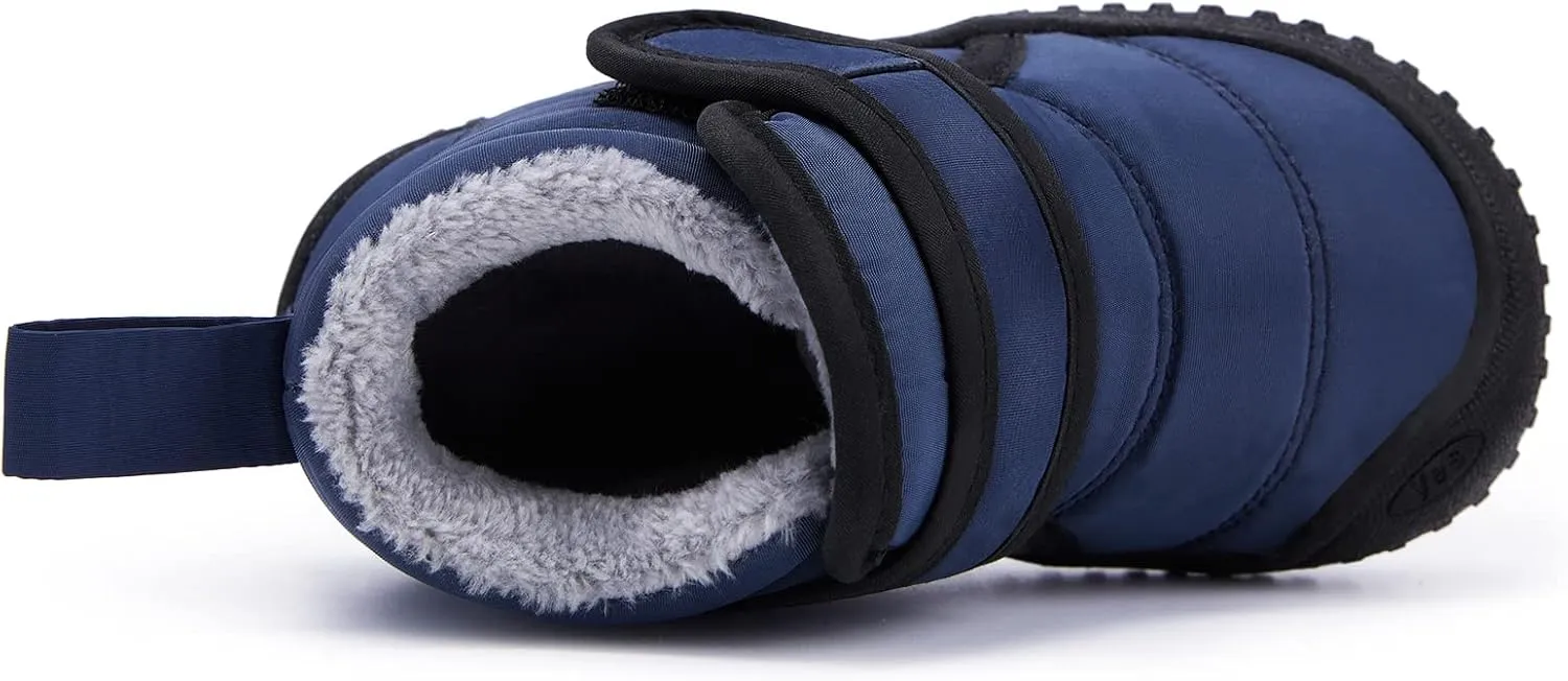 BMCiTYBM Toddler Baby Snow Boots Winter Shoes Boys Girls Cold Weather Baby Faux Fur Shoes