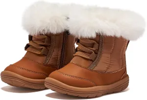 BMCiTYBM Toddler Snow Boots Baby Boys Girls Winter Warm Boots Infant High Top Shoes Faux Fur Bootie for Cold Weather Outdoor