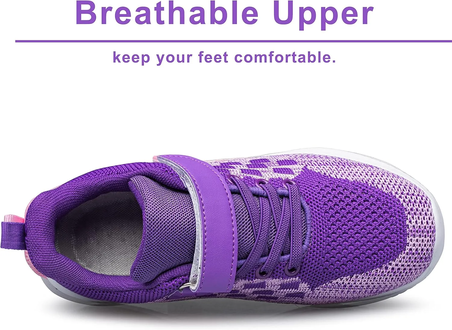 BNV Boys Girls Sneakers Kids Shoes Unisex Lightweight Breathable Athletic Running Tennis Fitness Shoes for Toddler/Little Kid/Big Kid