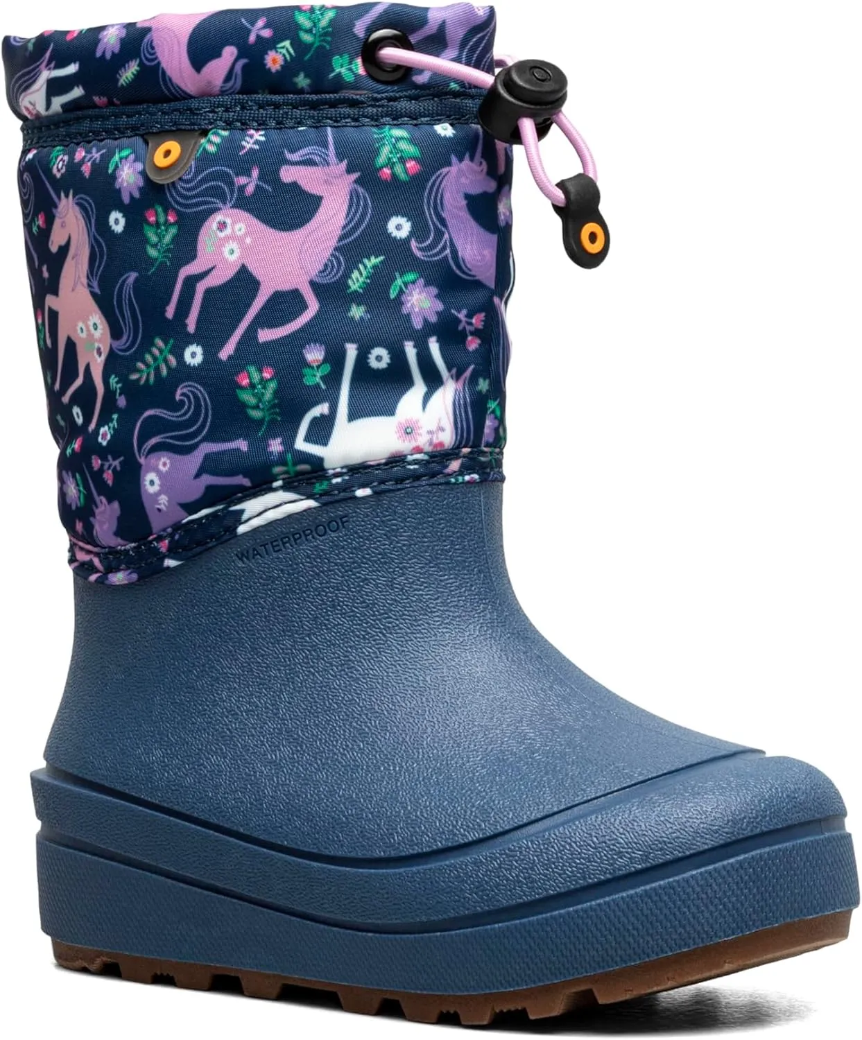 BOGS Unisex-Child Snow Shell Boots-Unicorn Meadow (Toddler/Little Big Kid)