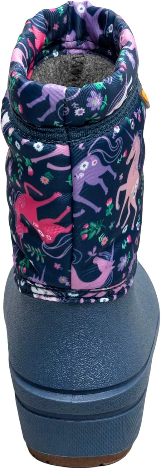 BOGS Unisex-Child Snow Shell Boots-Unicorn Meadow (Toddler/Little Big Kid)
