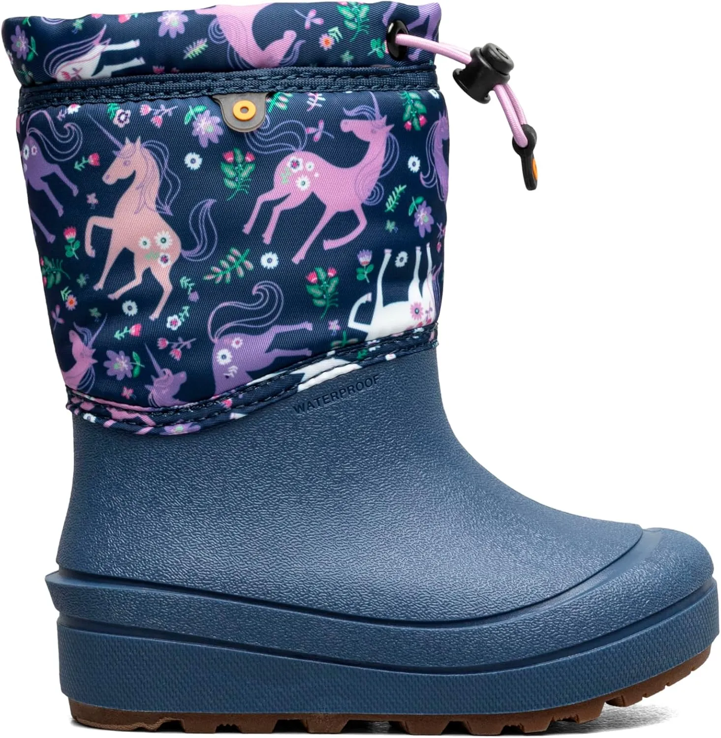 BOGS Unisex-Child Snow Shell Boots-Unicorn Meadow (Toddler/Little Big Kid)