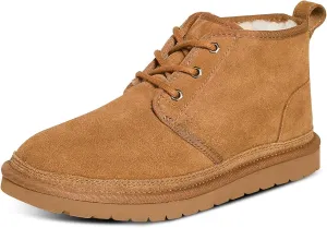 Boots for Women Mini Boots Ankle Winter Boots Suede Upper Cozy Fur Lined Winter Boots for Indoor & Outdoor Short Booties
