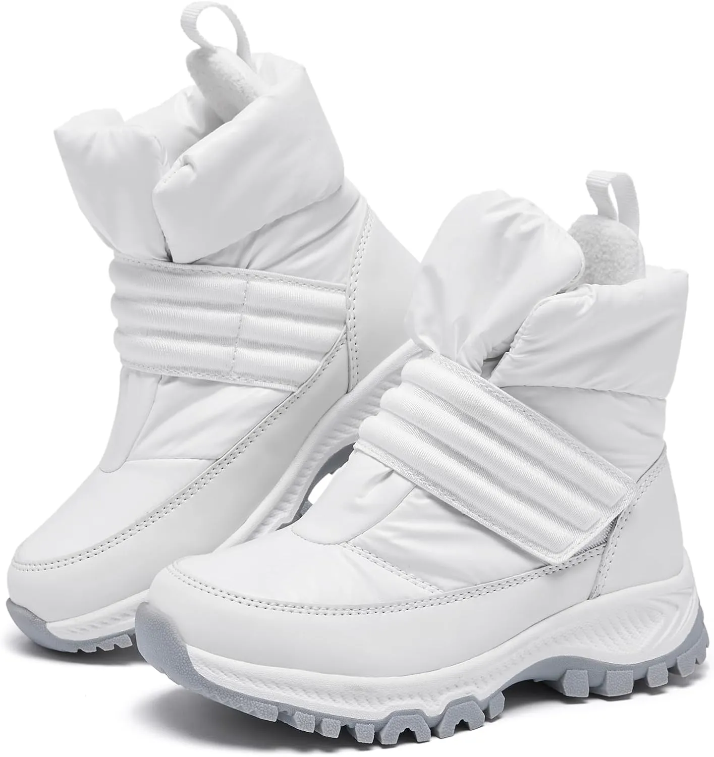 Boys Girls Kids Cute Snow Boots Waterproof Slip Resistant Outdoor Winter Boots Shoes Little Kid/Big Kid