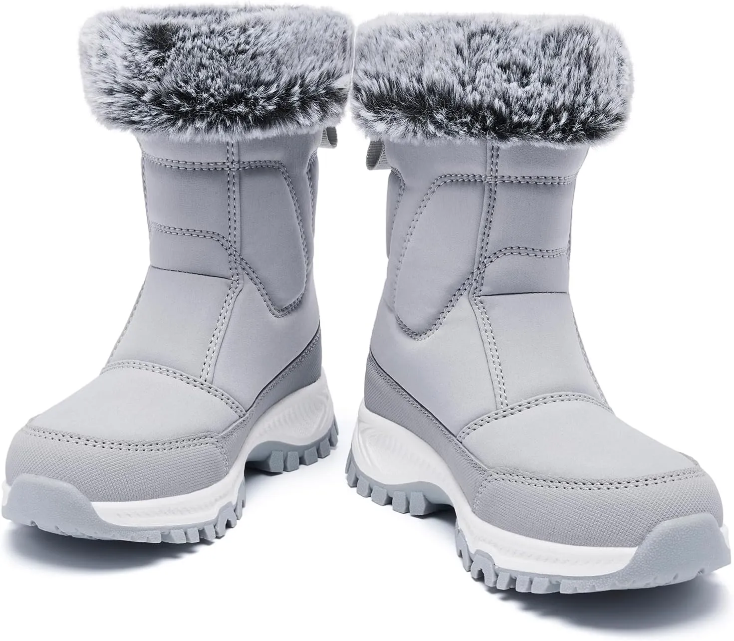Boys Girls Kids Cute Snow Boots Waterproof Slip Resistant Outdoor Winter Boots Shoes Little Kid/Big Kid
