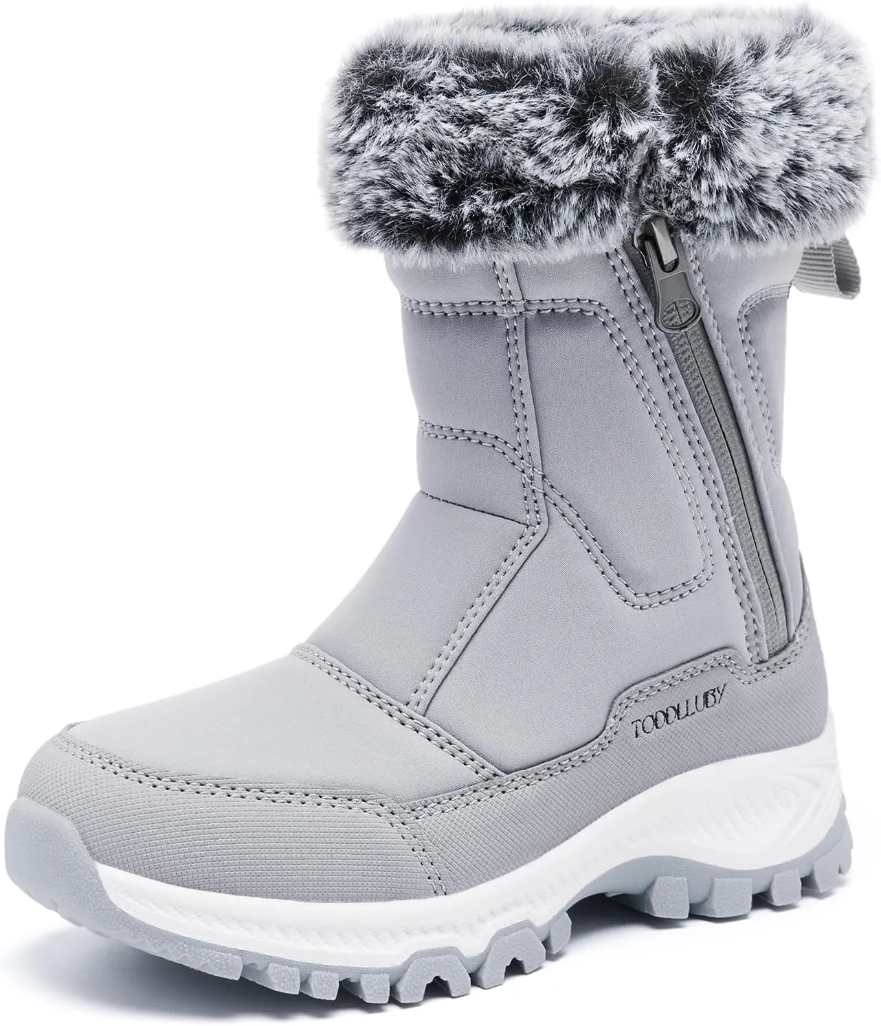 Boys Girls Kids Cute Snow Boots Waterproof Slip Resistant Outdoor Winter Boots Shoes Little Kid/Big Kid