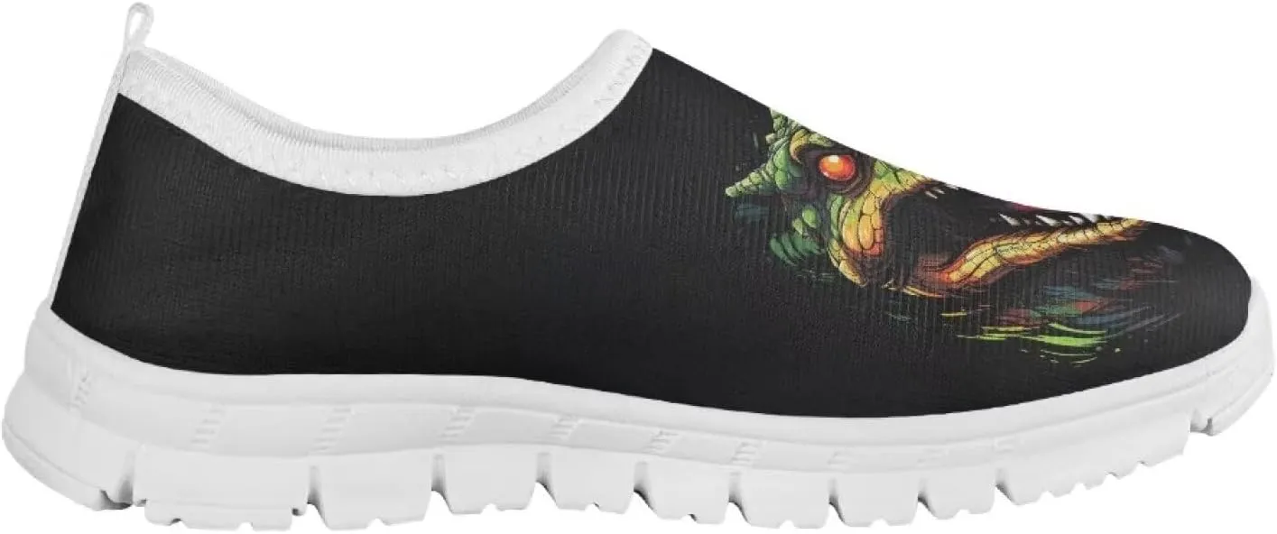 Boys Running School Shoes Funny Print Kids Casual Sneakers for Travel