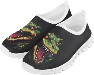 Boys Running School Shoes Funny Print Kids Casual Sneakers for Travel