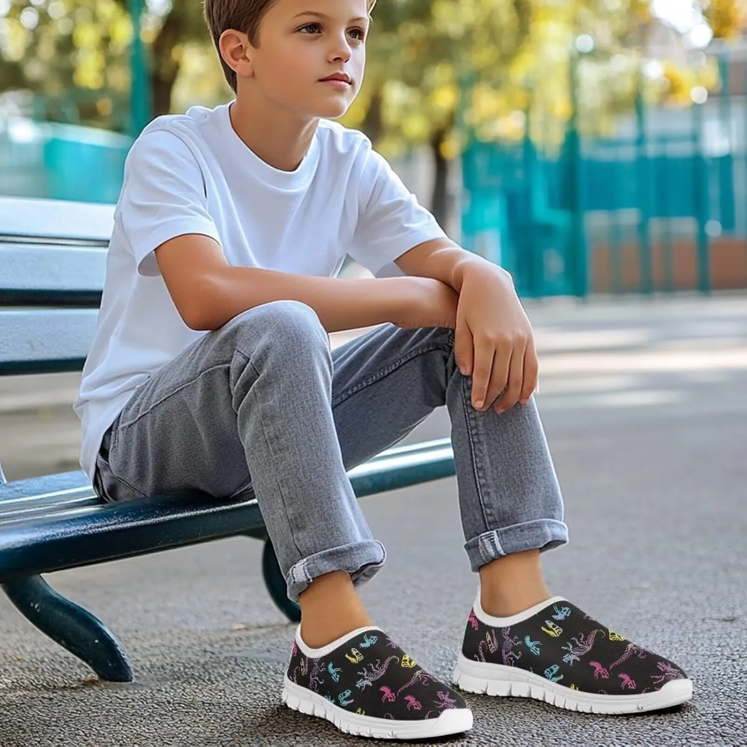 Boys Slip On Sneakers Little Kid Big Kid Cool Gym Tennis Athletic Shoes
