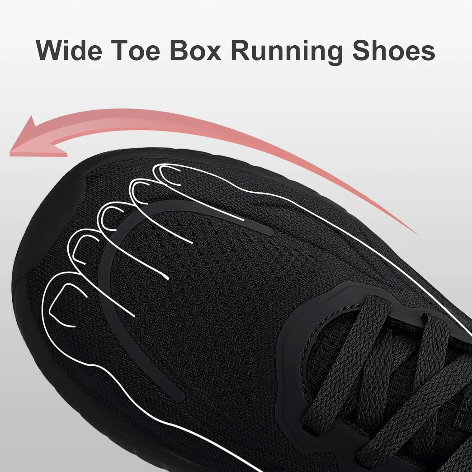 Breathable Running Shoes for Men Anti-Slip Mens Athletic Shoes Lightweight Mens Slip-On Walking Sneakers for Gym Jogging Sports and Workout