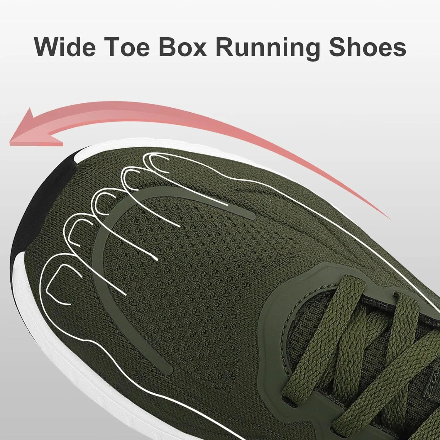 Breathable Running Shoes for Men Anti-Slip Mens Athletic Shoes Lightweight Mens Slip-On Walking Sneakers for Gym Jogging Sports and Workout