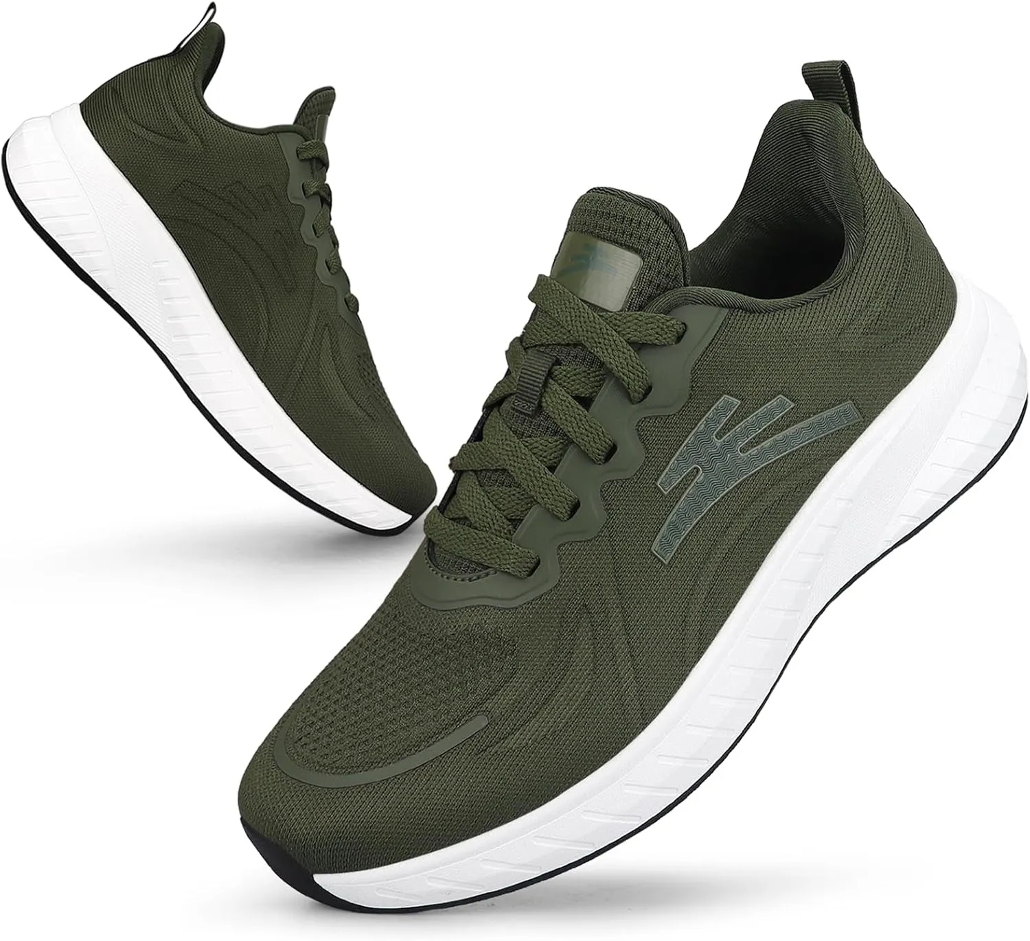 Breathable Running Shoes for Men Anti-Slip Mens Athletic Shoes Lightweight Mens Slip-On Walking Sneakers for Gym Jogging Sports and Workout