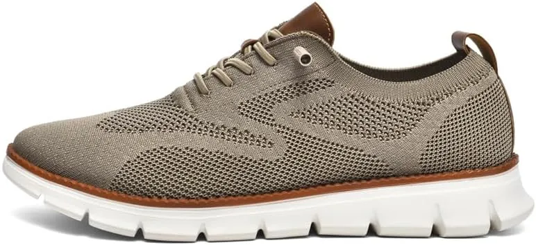 Breeze Shoes for Men Comfortable Oxfords Lace-Up Lightweight Casual Walking wearbreeze Urban Dress Shoes Breathable Upper