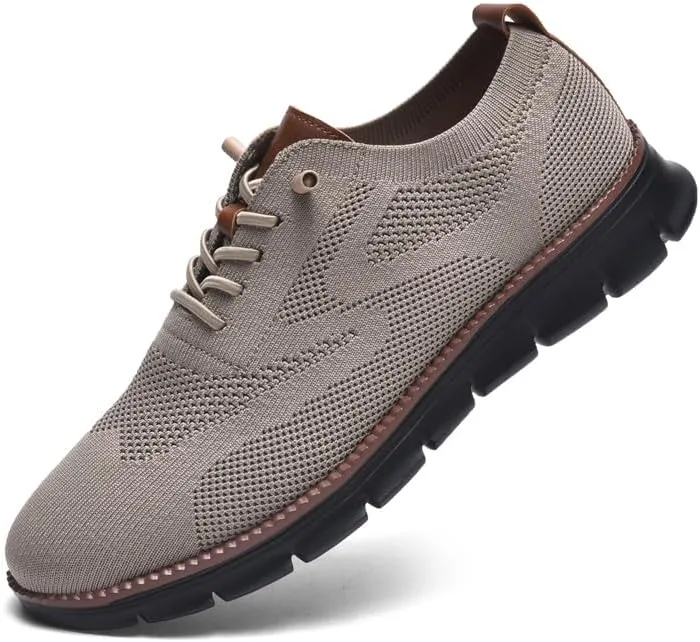 Breeze Shoes for Men Lightweight Casual Fashion Walking Shoes Comfortable Oxford Mens Business Classic Urban Dress