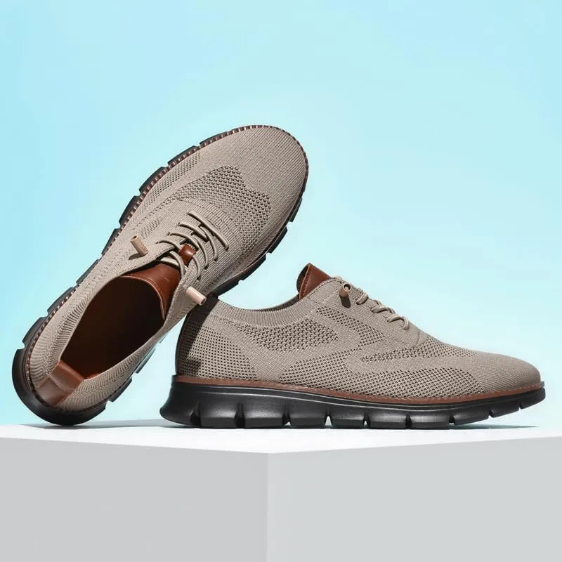 Breeze Shoes for Men Lightweight Casual Fashion Walking Shoes Comfortable Oxford Mens Business Classic Urban Dress