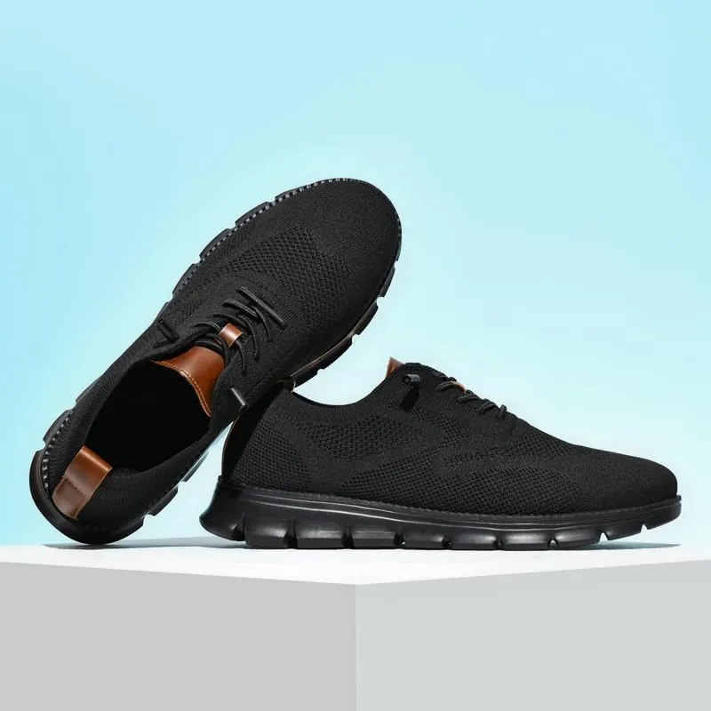 Breeze Shoes for Men Oxfords Lace-Up Lightweight Casual Walking Shoes Comfortable Dress Shoes for Men