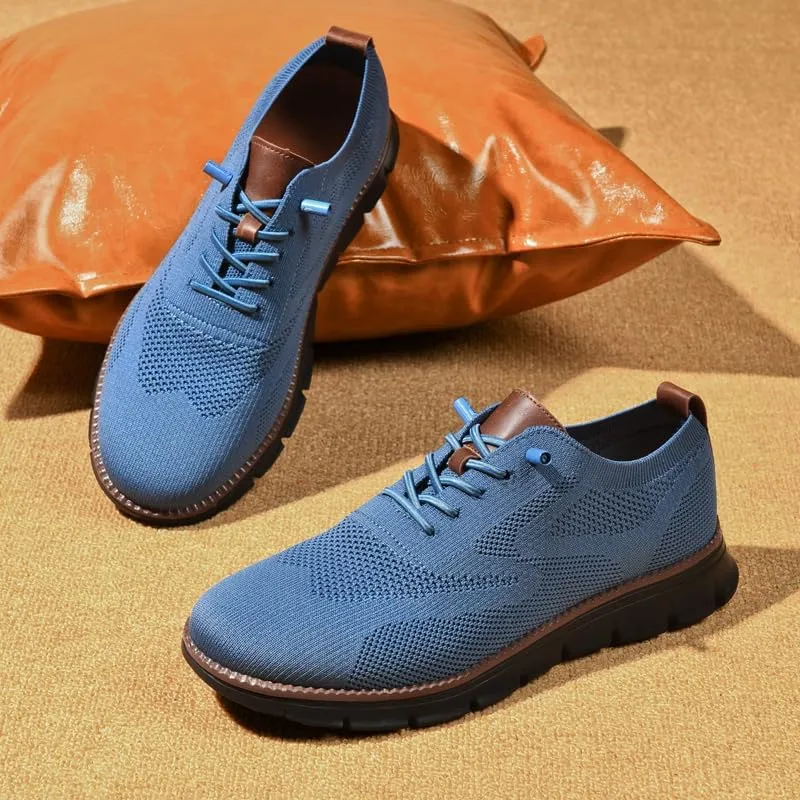 Breeze Shoes for Men Oxfords Lace-Up Lightweight Casual Walking Shoes Comfortable Dress Shoes for Men