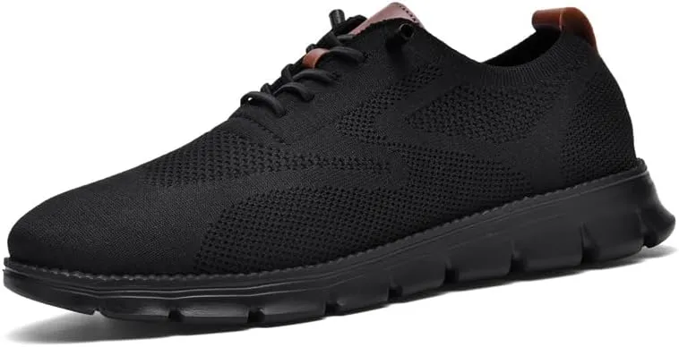 Breeze Shoes for Men Oxfords Lace-Up Lightweight Casual Walking Shoes Comfortable Dress Shoes for Men