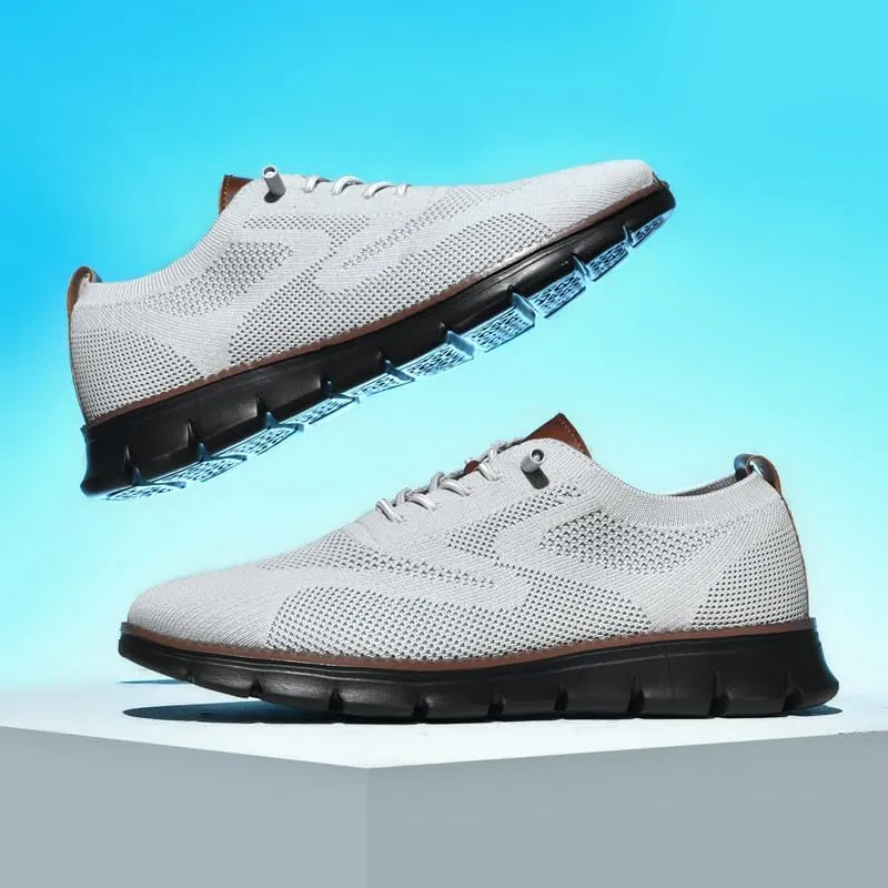 Breeze Shoes for Men Oxfords Lace-Up Lightweight Casual Walking Shoes Comfortable Dress Shoes for Men