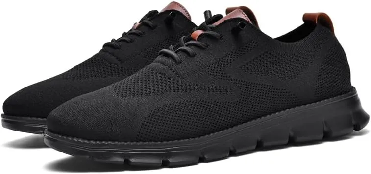 Breeze Shoes for Men Oxfords Lace-Up Lightweight Casual Walking Shoes Comfortable Dress Shoes for Men