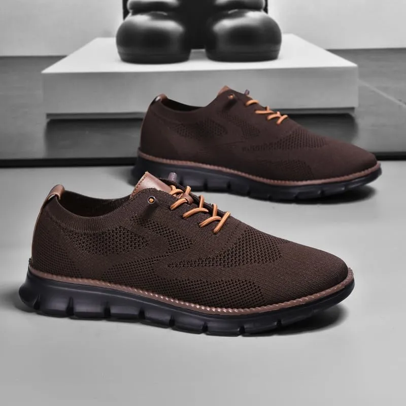 Breeze Shoes for Men Oxfords Lace-Up Lightweight Casual Walking Shoes Comfortable Dress Shoes for Men