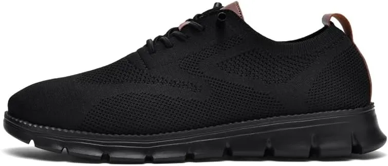 Breeze Shoes for Men Oxfords Lace-Up Lightweight Casual Walking Shoes Comfortable Dress Shoes for Men