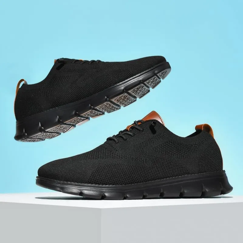 Breeze Shoes for Men Oxfords Lace-Up Lightweight Casual Walking Shoes Comfortable Dress Shoes for Men