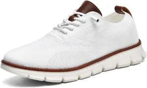 Breeze Shoes for Men Oxfords Lace Up Walking Comfortable Business Casual Shoes Wearbreeze Urban Mesh Dress Sneakers
