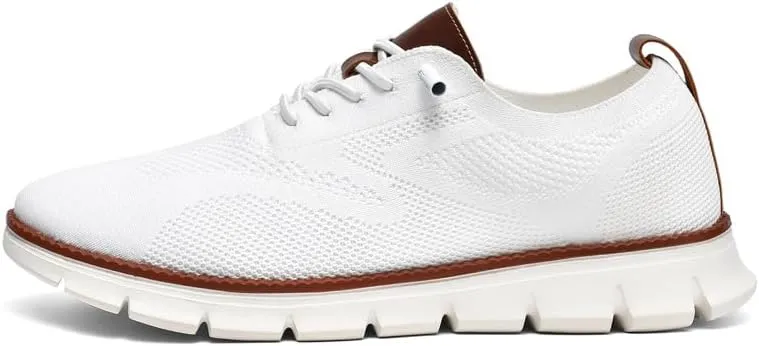 Breeze Shoes for Men Oxfords Lace Up Walking Comfortable Business Casual Shoes Wearbreeze Urban Mesh Dress Sneakers