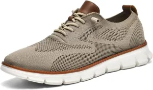 Breeze Shoes for Men Oxfords Lace Up Walking Comfortable Business Casual Shoes Wearbreeze Urban Mesh Dress Sneakers