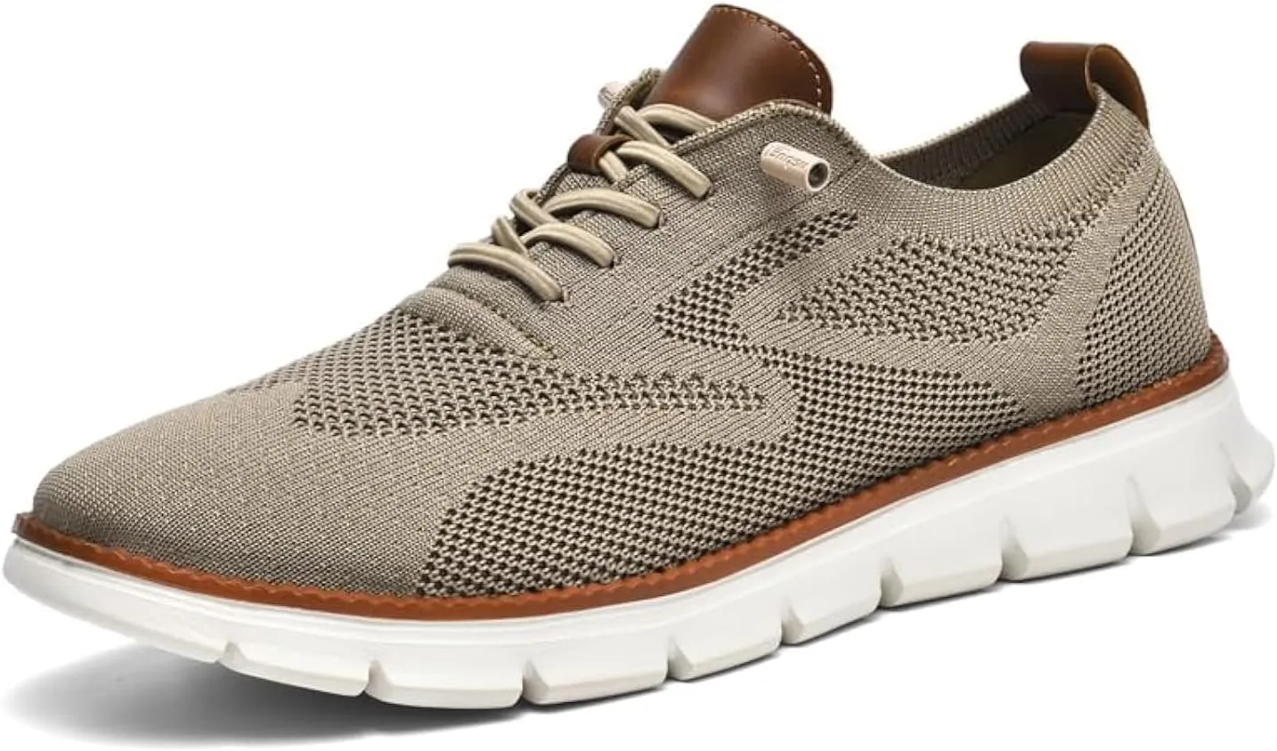 Breeze Shoes for Men Oxfords Lace Up Walking Comfortable Business Casual Shoes Wearbreeze Urban Mesh Dress Sneakers