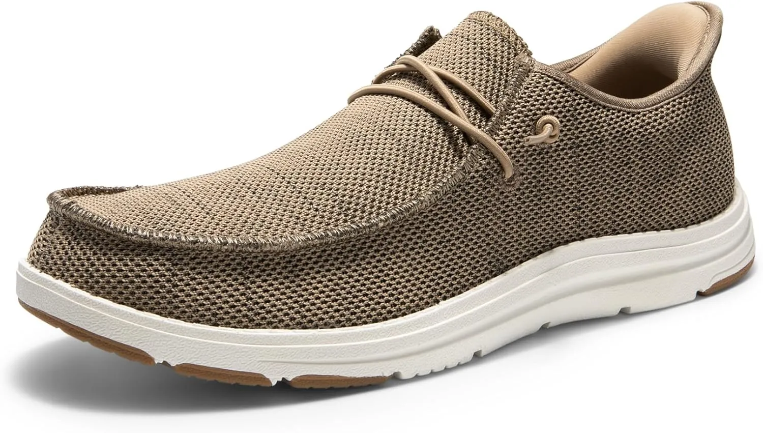 Bruno Marc Hands Free Mens Casual Loafers, Men's Stretch Lace Up Slip On Shoes, Arch Support Non Slip Barefoot Shoes for Men, Comfortable & Light-Weight