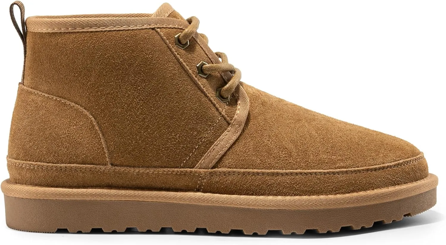 Bruno Marc Men's Winter Snow Boots FuzzyGo Cozy Suede Leather Cold Weather Warm Outdoor Casual Ankle Boots