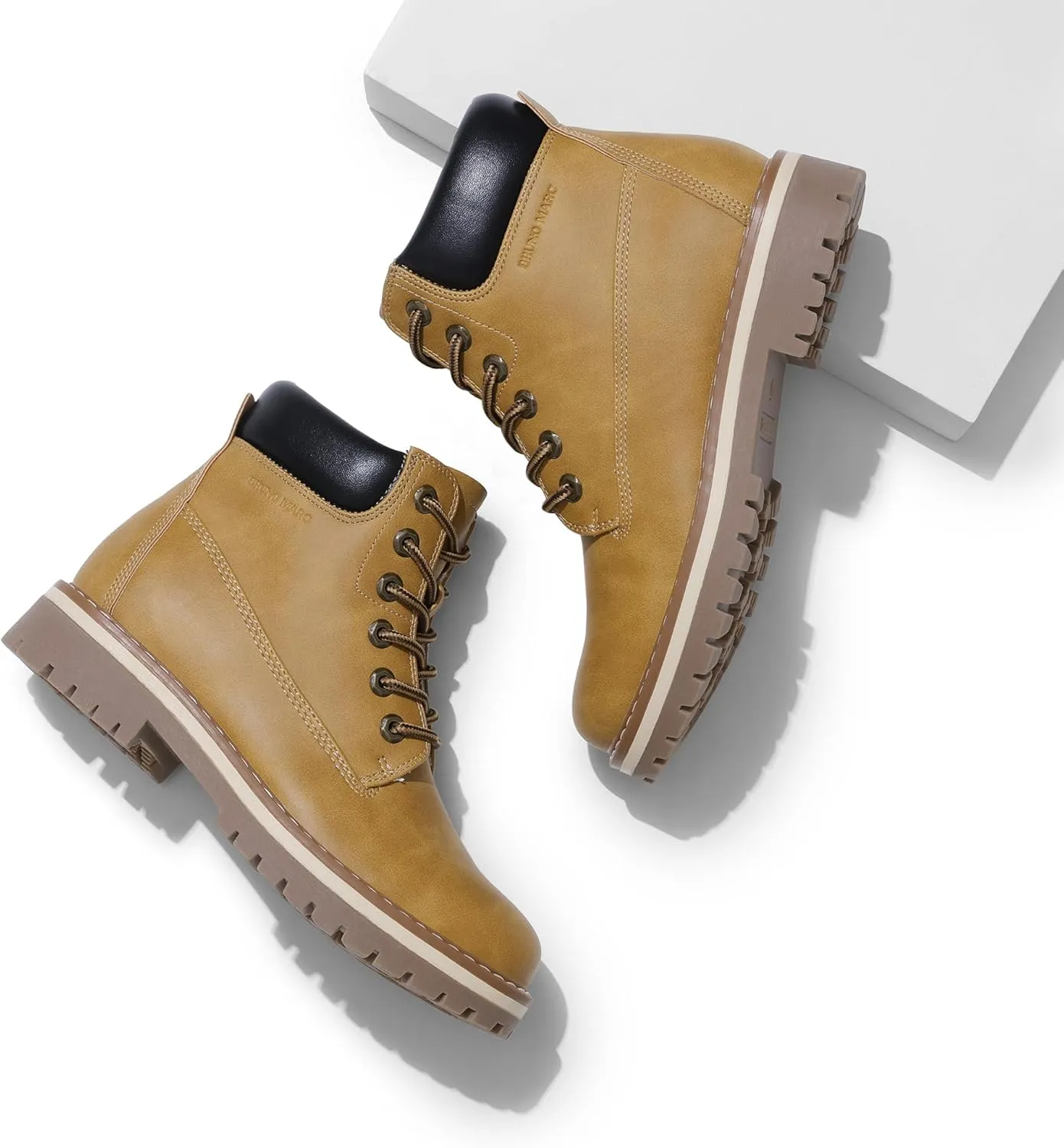 Bruno Marc Women's Winter Snow Boots,Faux Fur Lining Ankle Booties, Ladies Comfortable Work Short Boots Outdoor 2.0