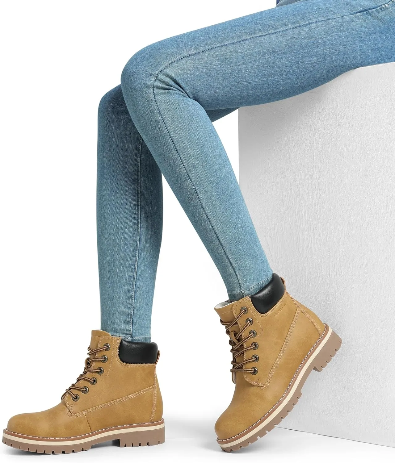 Bruno Marc Women's Winter Snow Boots,Faux Fur Lining Ankle Booties, Ladies Comfortable Work Short Boots Outdoor 2.0