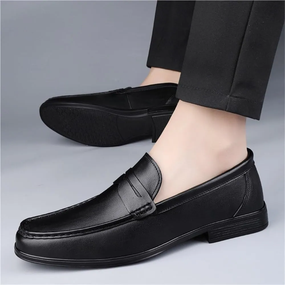 Business Dress Shoes for Men Slip On Leather Oxfords Loafers Classic Dress Shoes