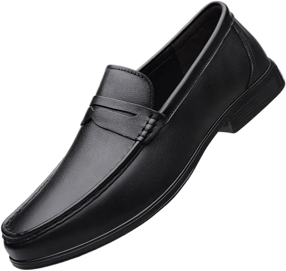 Business Dress Shoes for Men Slip On Leather Oxfords Loafers Classic Dress Shoes