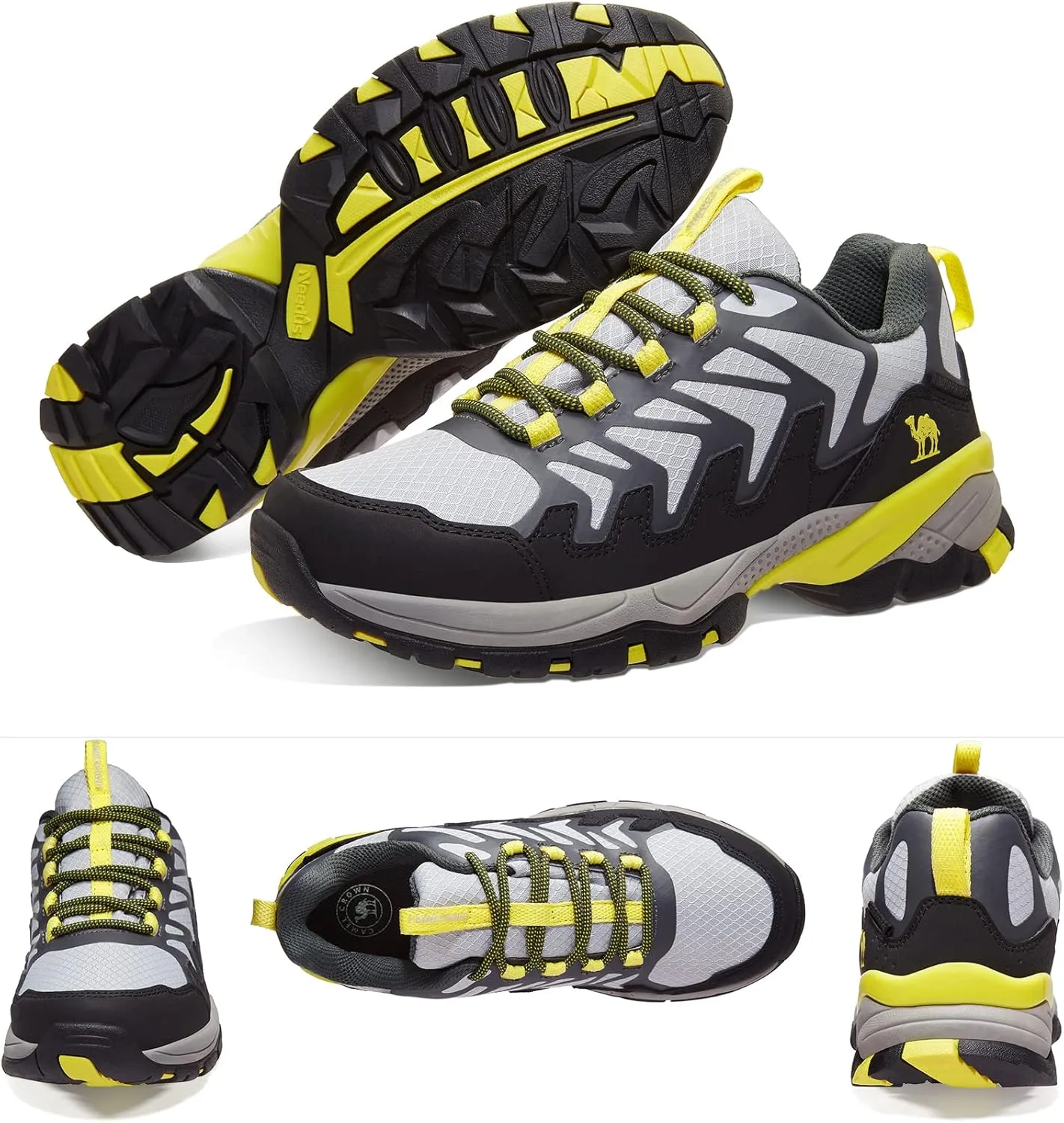 CAMELSPORTS Women's Hiking Shoes Waterproof Lightweight Trail Running Shoes Non-Slip Breathable Outdoor Sneakers for Trekking Walking