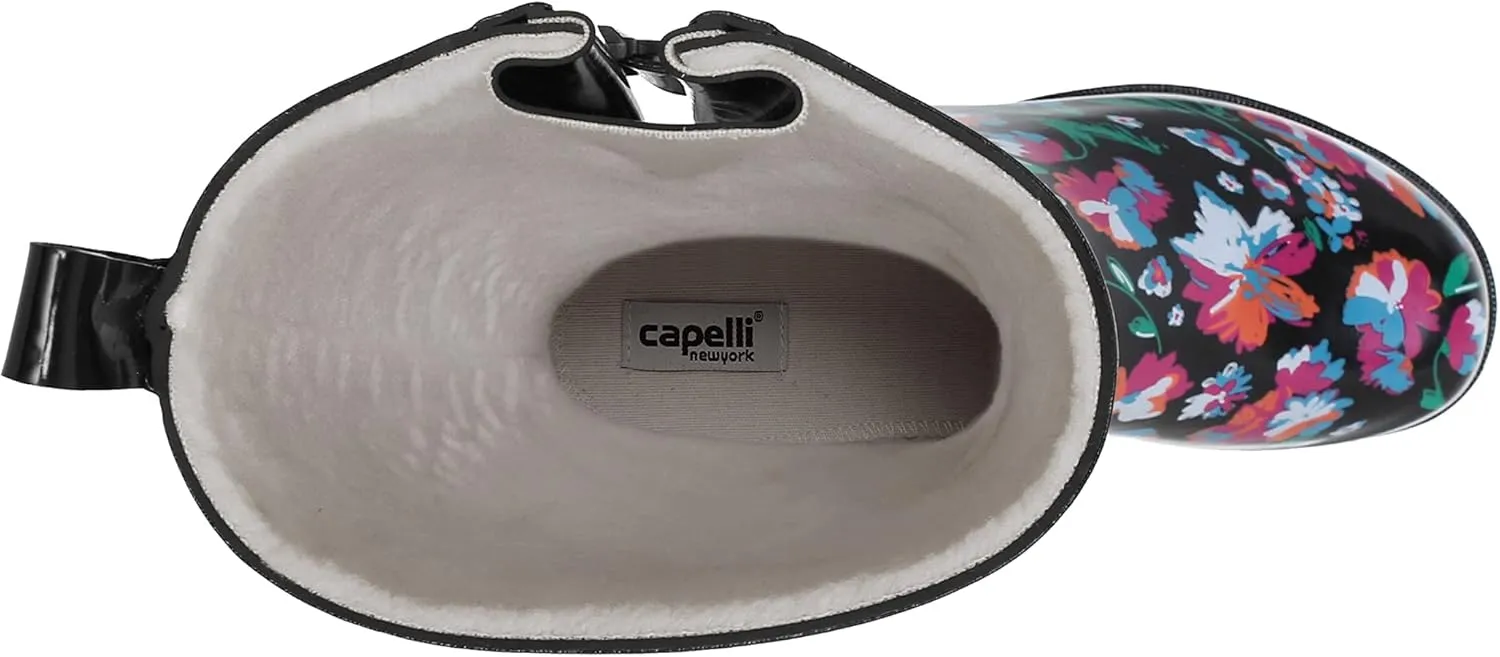 Capelli New York Ladies Mid-Calf Cozy Lined Rain Boots
